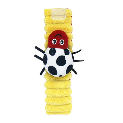 Baby Games Plush Rattle Socks Sensory Toys For Babies Newborn Accessories Stuffed Animal Wrist Rattle Baby Toys 0 3 6 12 Months