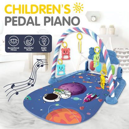 Baby Music Activity Gym Rug Play Mat Newborn Carpet Pedal Piano Keyboard Infant Fitness Rack Playmat Crawling Game Pad Toys Gift