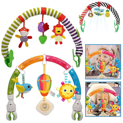 Bed Clamps Hanging Bells Baby Stroller Pendants Music Bed Clips Seat Clips Cart Hanging