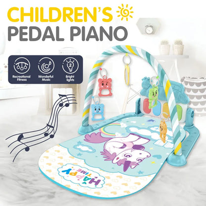 Baby Music Activity Gym Rug Play Mat Newborn Carpet Pedal Piano Keyboard Infant Fitness Rack Playmat Crawling Game Pad Toys Gift