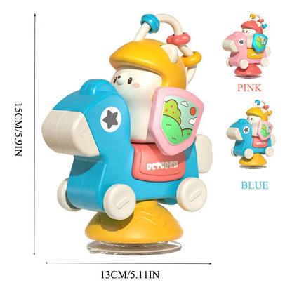 Suction Cup Spinner High Chair Baby Toys 6 12 Months Rotating Rattle for Bath Shower Educational Montessori Game 1 2 3 Years