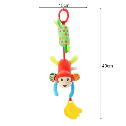 6Types Baby handheld toys rattle music Teether can bite Baby grip training Crib bell Stroller hanging bell Giraffe gift